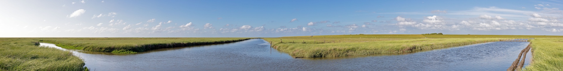 Westerheversand, Marschlandschaft, Halbinsel Eiderstedt, Nordsee, Schleswig-Holstein, Deutschland Westerheversand, Marschlandschaft, Halbinsel Eiderstedt, Nordsee, Schleswig-Holstein, Deutschland