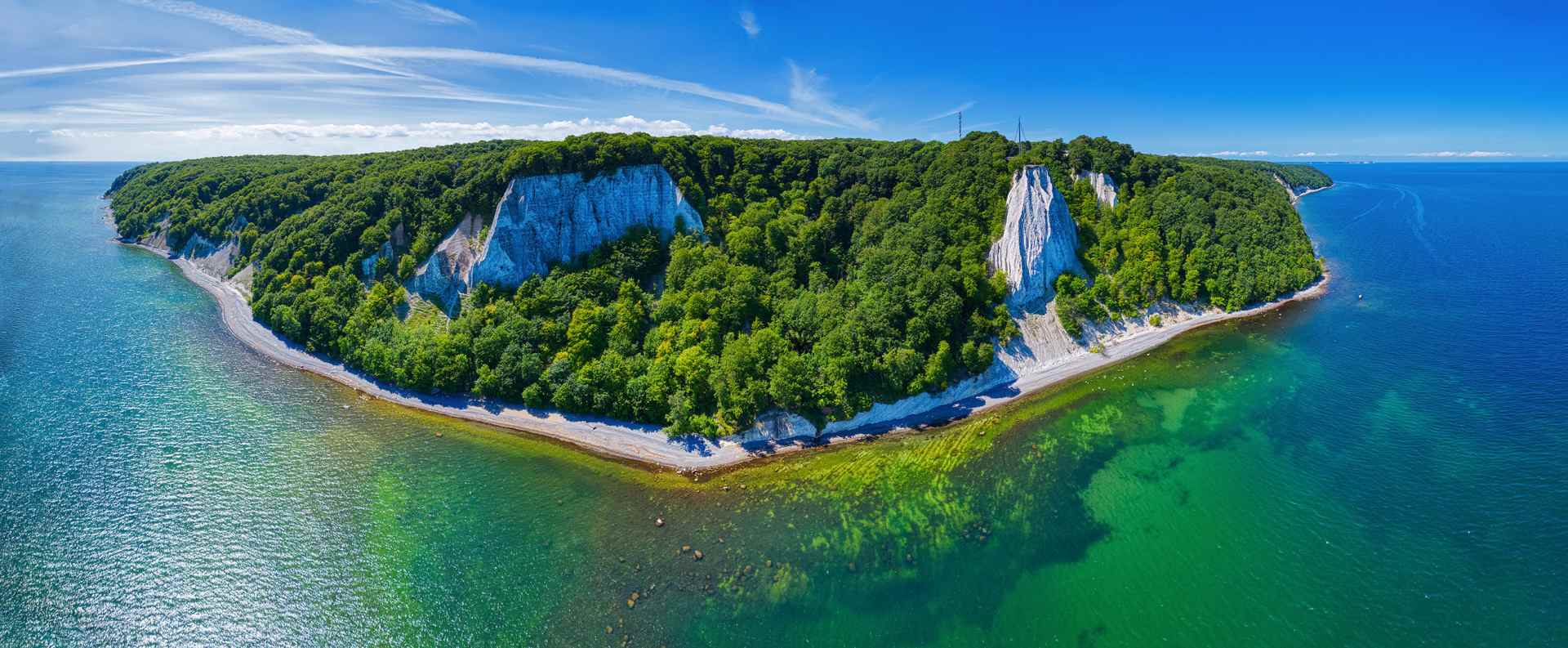 Königsstuhl, Nationalpark Jasmund, Ostsee, Rügen, Mecklenburg-Vorpommern, Deutschland Königsstuhl, Nationalpark Jasmund, Ostsee, Rügen, Mecklenburg-Vorpommern, Deutschland